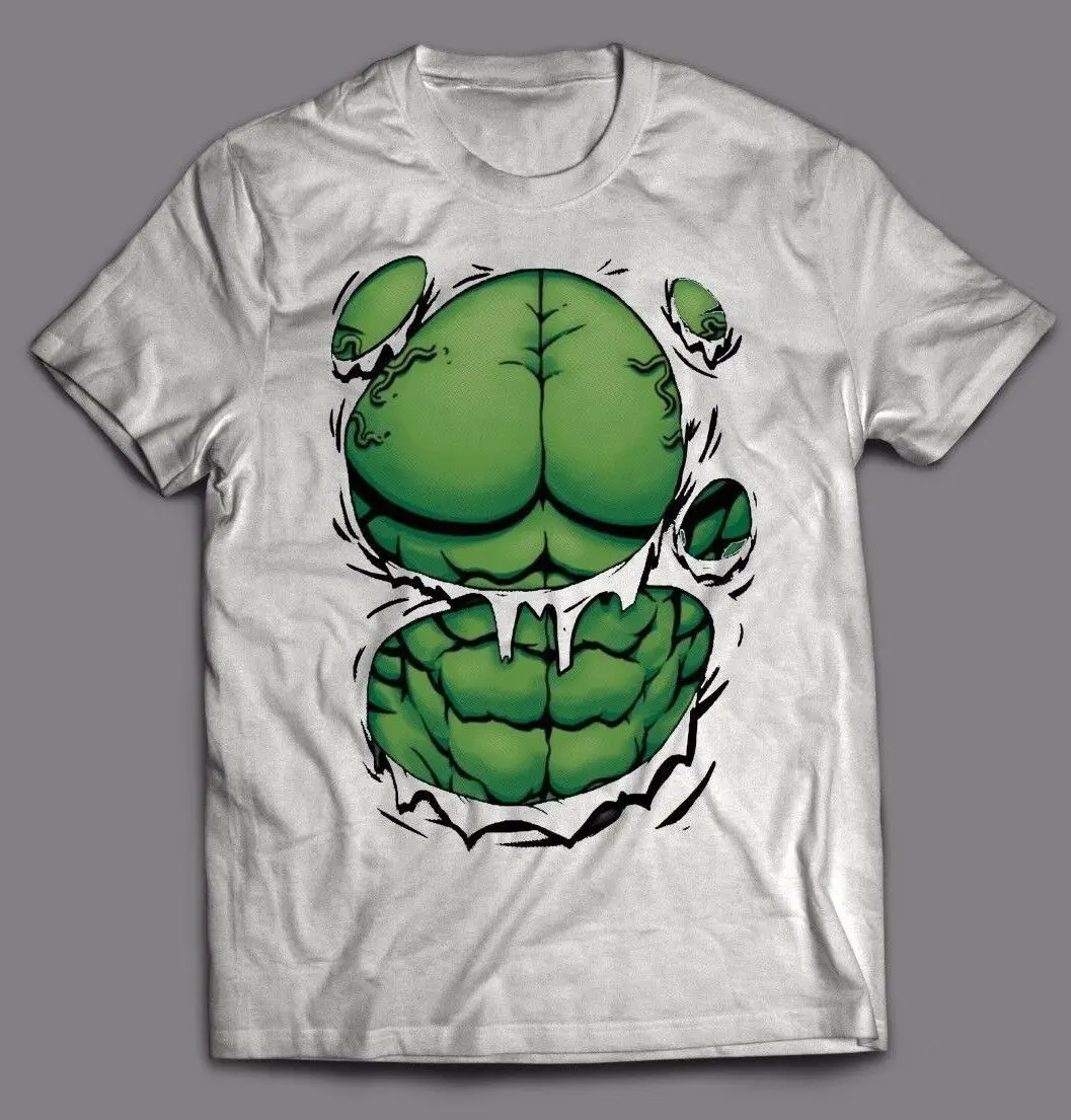 INCREDIBLE HULK RIP THROUGH SHIRT 3D 