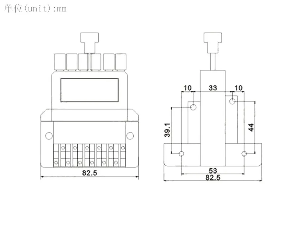 Высококачественный 6 струнный гитарный мост черного цвета подходит для