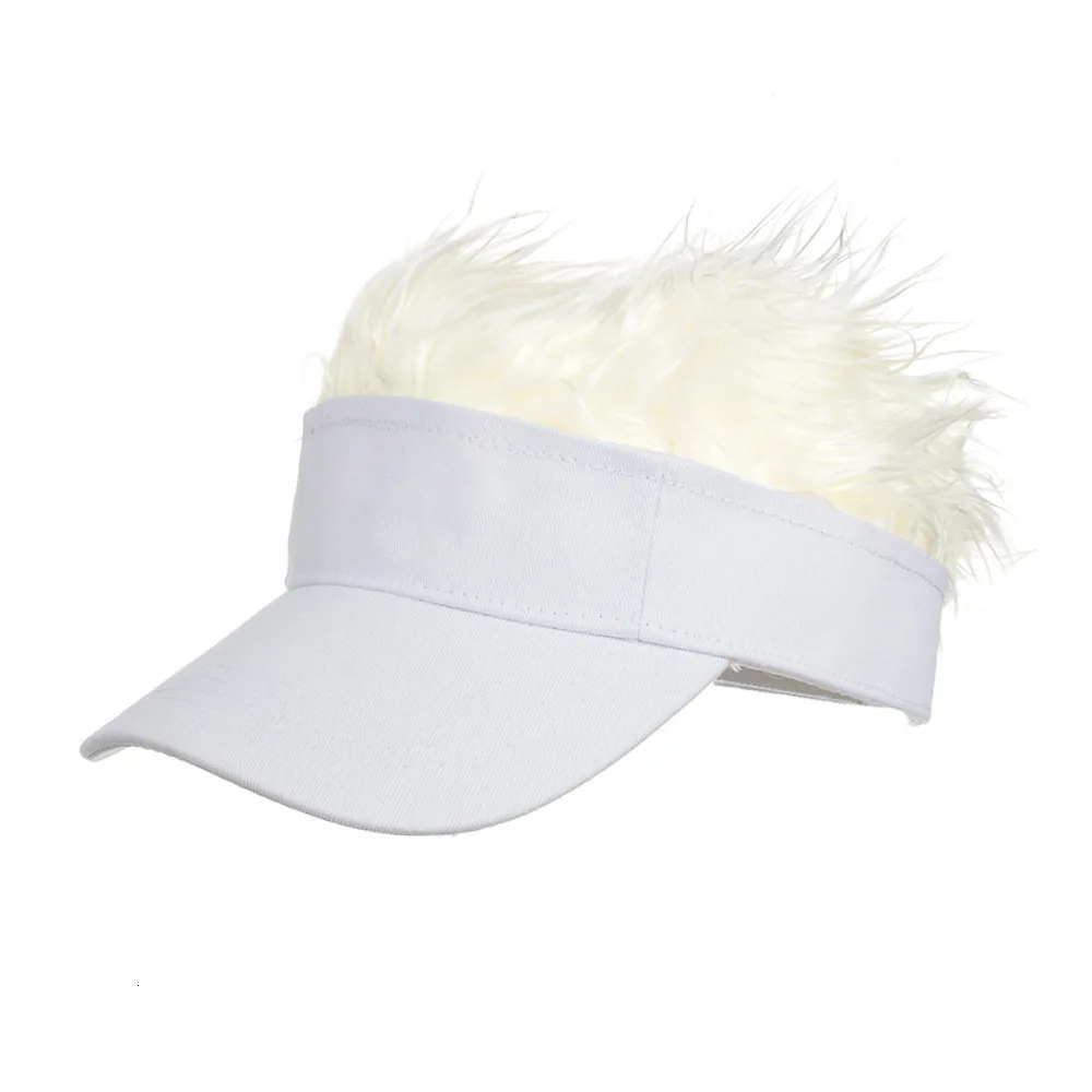 Many Beautiful In Child Wig Baseball Hat B584 - Цвет: WhiteBeige