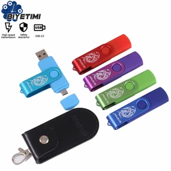 Biyetimi – clé usb dr 2.0, support à mémoire de 8 go 16 go 32 go 64 go, capacité réelle, lecteur flash, style puissant, pour Android et PC 