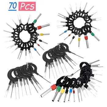

70pcs/set Accessories Portable Connector Electrical Wire Release Professional Terminal Removal Automotive Pin Extractor Puller