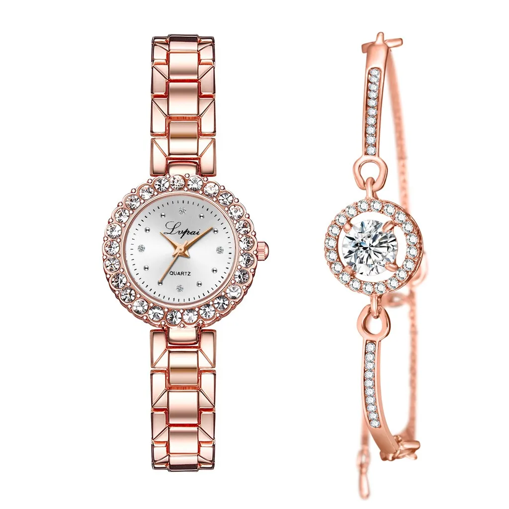 Small And Delicate European Beauty Simple Bracelet Watch Suit Dress Clocks For Women Wristwatch Orologio al quarzo da donna