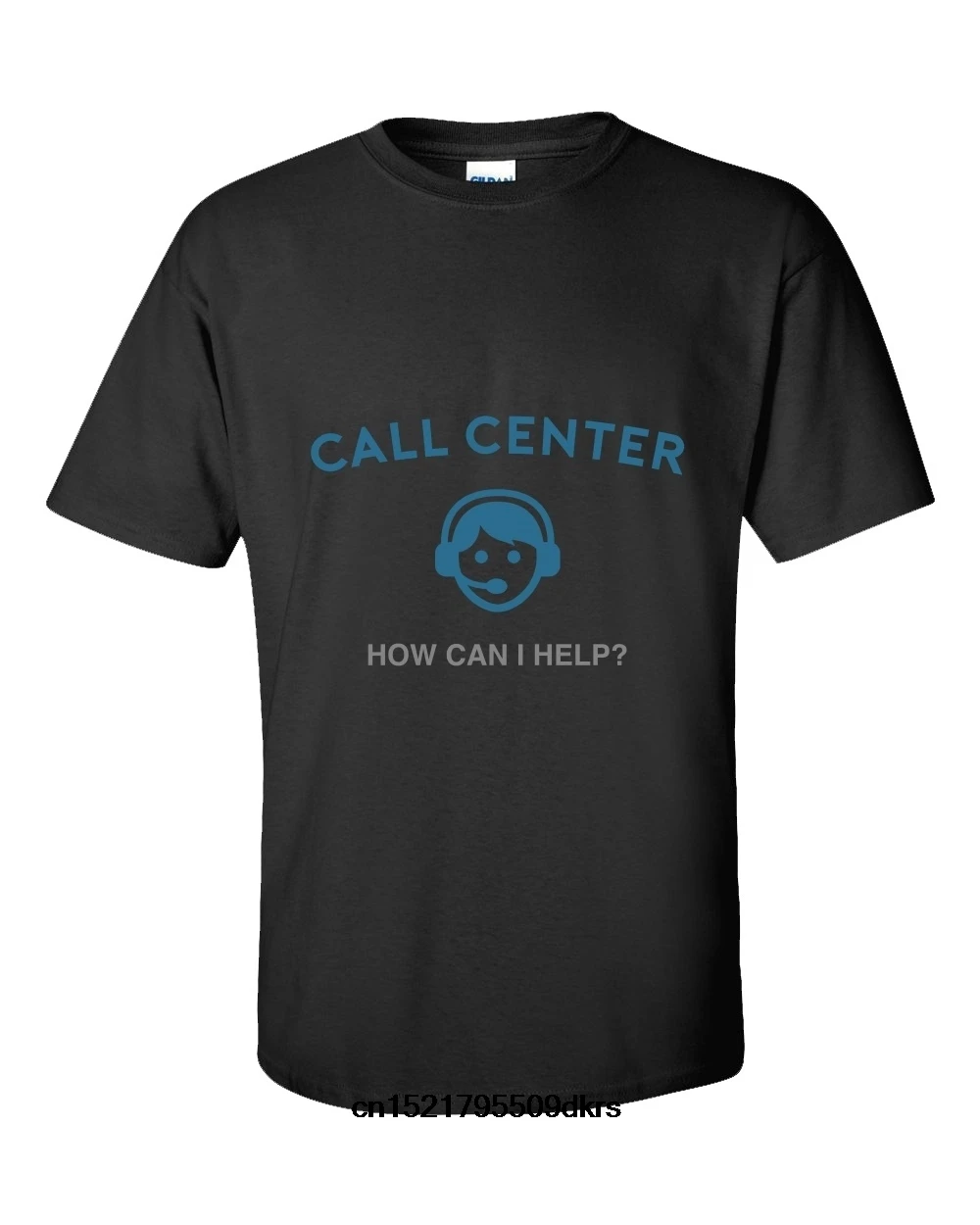 Мужская футболка Call Center How Can I Help отличный подарок для обслуживания