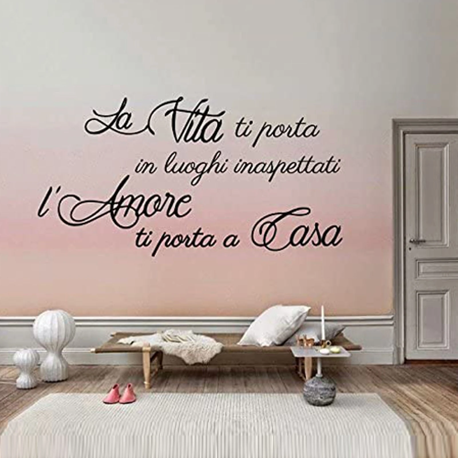 Nuovo Disegno Adesivi Da Muro Per Arredamento Camera Da Letto Decalcomanie Room Decor Sticker Sweet Home Frase Pegatinas De Pared Q40 Wall Stickers Aliexpress