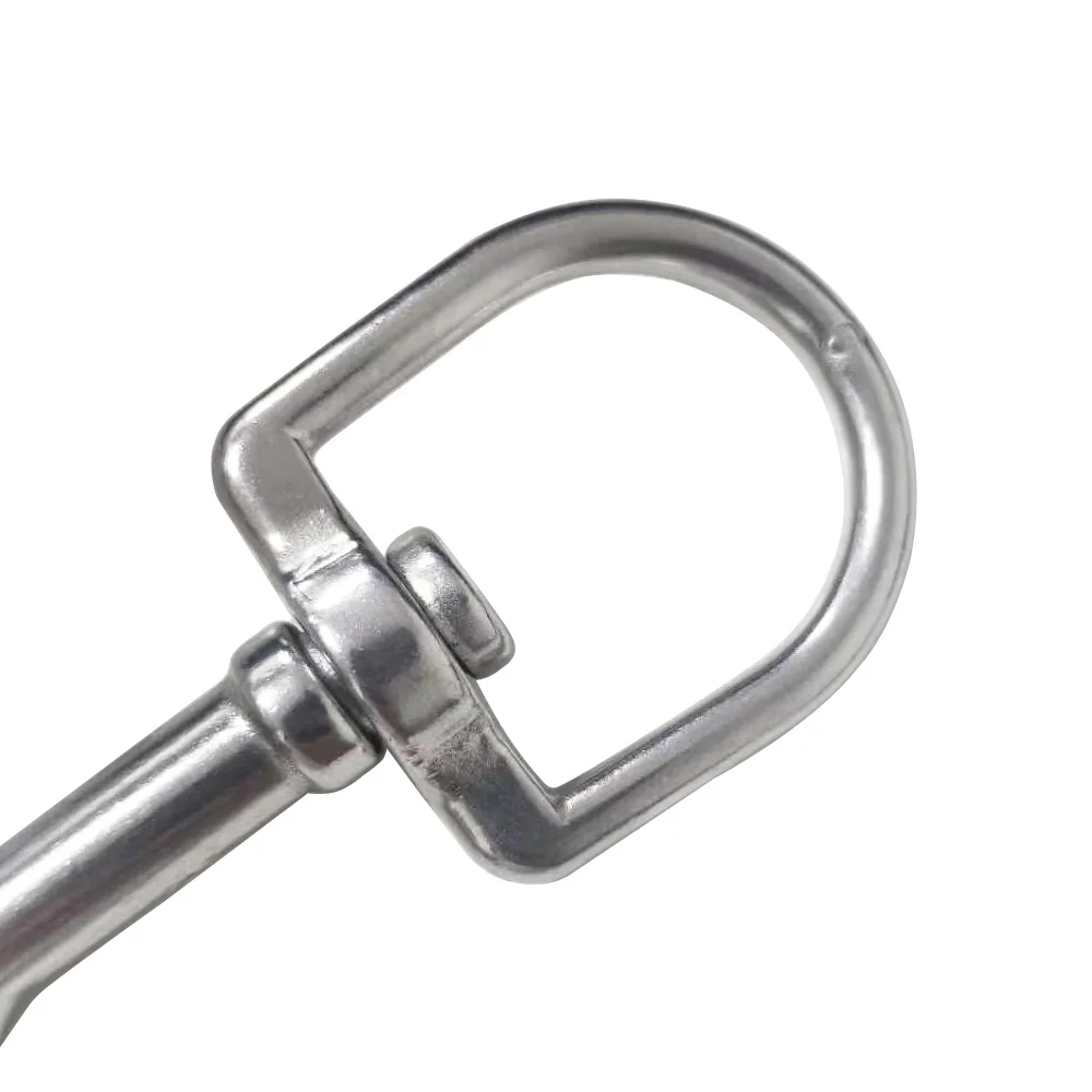 Cena 6 sztuk ze stali nierdzewnej 316 nurkowanie zaciski obrotowe oko przystawki 66 73 84 92 100  127mm hak obrotowy Single Ended śruby hak klamra