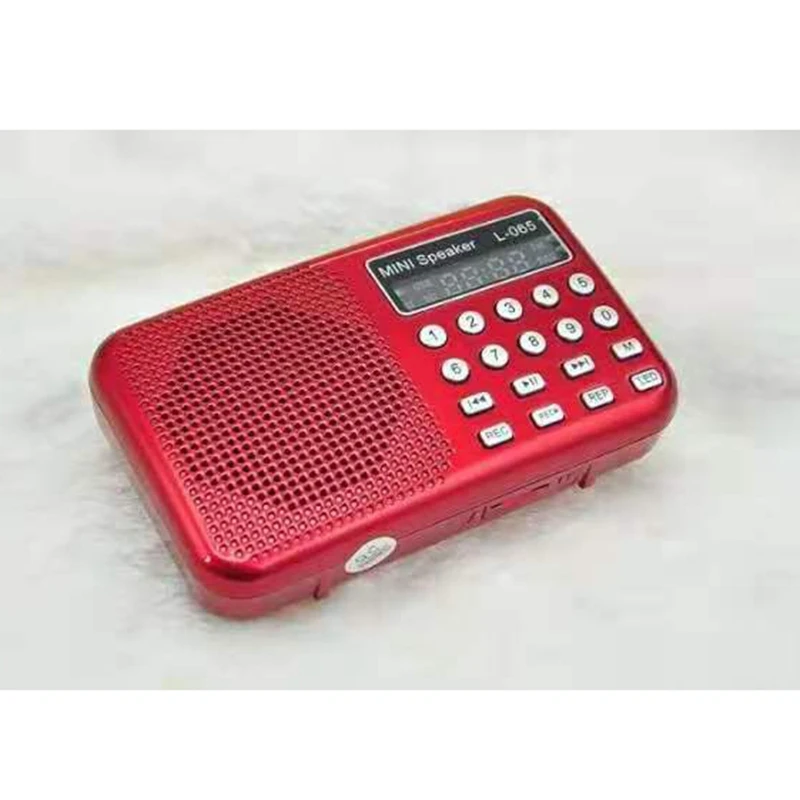 L-065 Многофункциональный Мини цифровой диктофон динамик с fm-радио MP3-плеер светодиодный фонарик Поддержка TF/USB