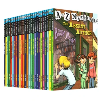 

26 Books A to Z Mysteries Develop Kid Reading Habit Children's Literature Extracurricular Book of Detective Novels evening Read