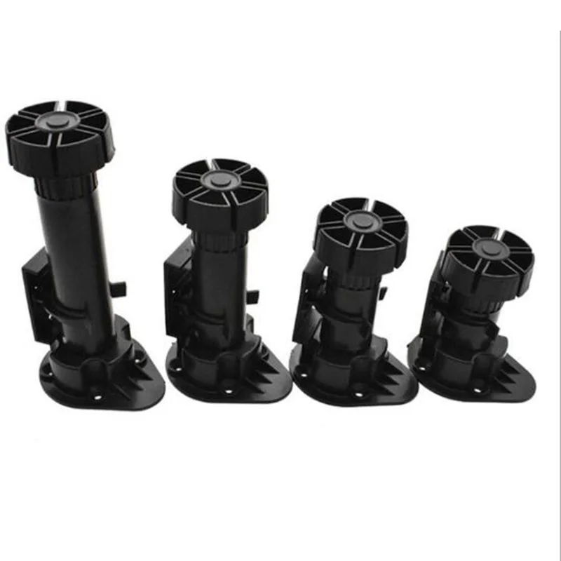 

4 Pcs PP Plinth Cabinets Height Adjustable Foot Leg Leveler For Kitchen Bathroom Accessories Furniture Legs