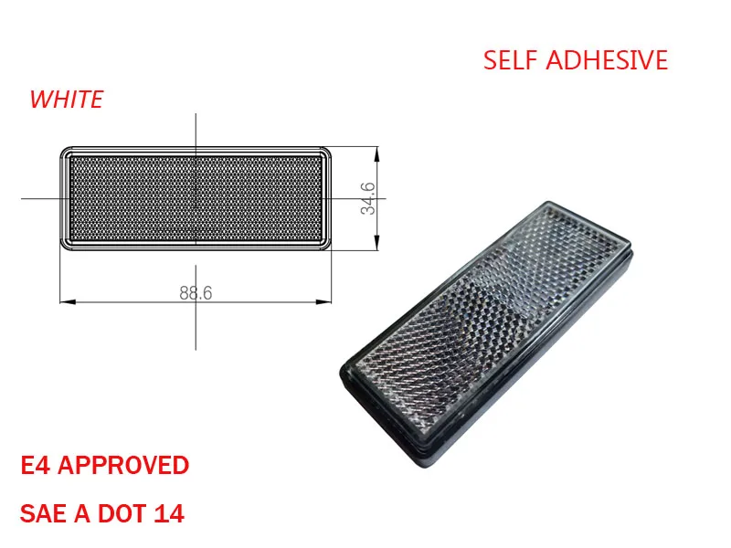 trailer reflector light lamp trailer parts white首副本