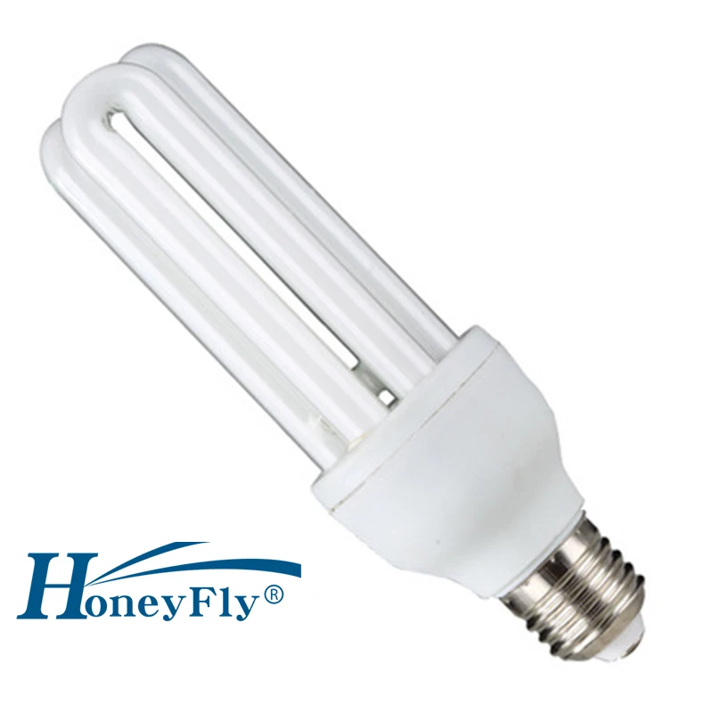 3U Tube Energy Saving Lamp AC220-240V 11W/15W/20W E27 U Shape Fluorescent Light Bulb Home Lighting