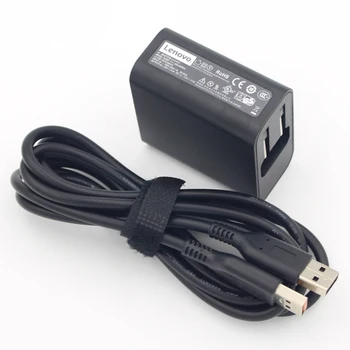 

Computer Accessory Power Adapter Durable 20V/2A Plug Laptop USB Supply Overload Protection Converter Practical For Lenovo Yoga3
