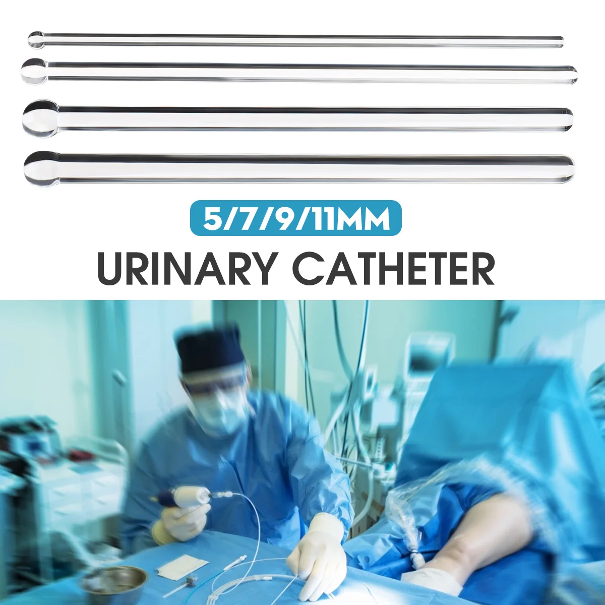 Glass Urethral Catheter Stopper Dilator Penis Tube Irritation Penis