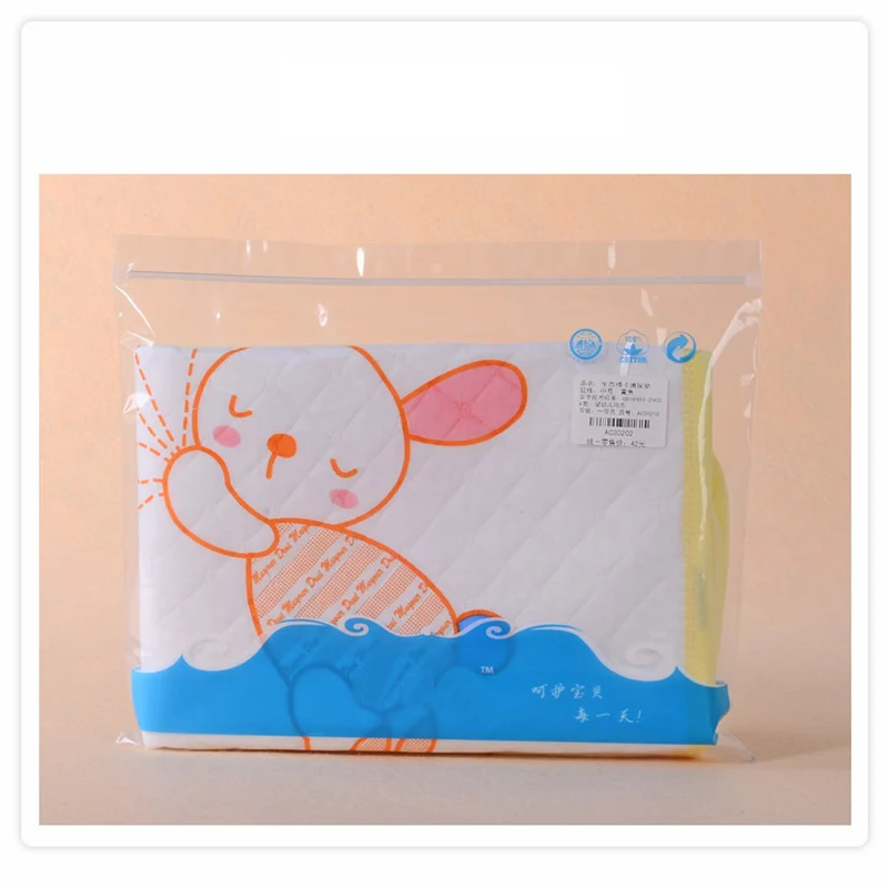 High Quality Little Rabbit Printed Cotton Diaper Portable Travel Nappy Waterproof Newborn Baby Urine Pads