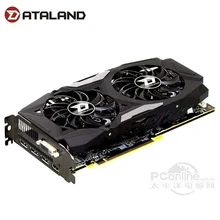Dylan HengJin RX 470 4G Dual Cool Dataland RX470 DUal coolGraphics Card охлаждающий вентилятор RX470 4G 256bit GDDR5 игровая Карта
