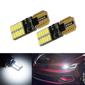 

BOAOSI 2x T10 W5W 24SMD Error Free Samsung LED Canbus For Volkswagen Golf 4 5 6 7 mk6 tiguan Polo Passat b5 b6 CC
