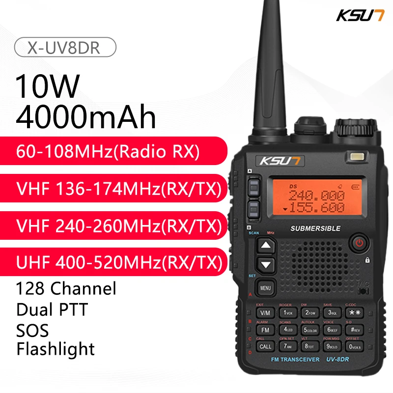 Walkie Talkie Long Range 10W For Hunting And Equipment Communications