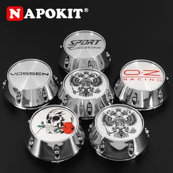 

4PCS 68MM SPORT Edition Russia National Shield Skull Logo for VOSSEN OZ Racing Car Wheel Rim Center Hub Cap Hubcap Dust Cover