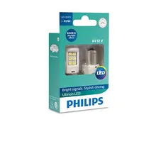 Лампа P21W 12V-LED(BA15s) 6000K 2.0W White Ultinon LED(уп.2шт) PHILIPS 11498ULWX2