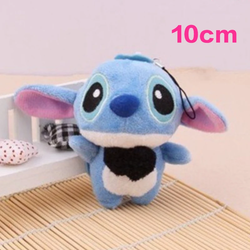 round eye 10cm 1 шт. 10/35/45/55/65 см Kawaii плюшевая кукла Lilo& Stitch плюшевые игрушки для детей милый подарок на день рождения - Цвет: round eye 10cm