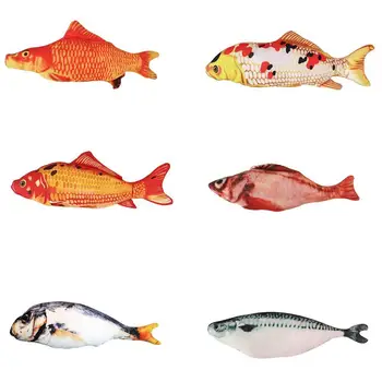 

Electric Fish Cat Toy Pet Cat Funny Dancing Fish Cat Biting Supplies Pets Chewing Toy Charging Training Usb Fish Simulation C8O5
