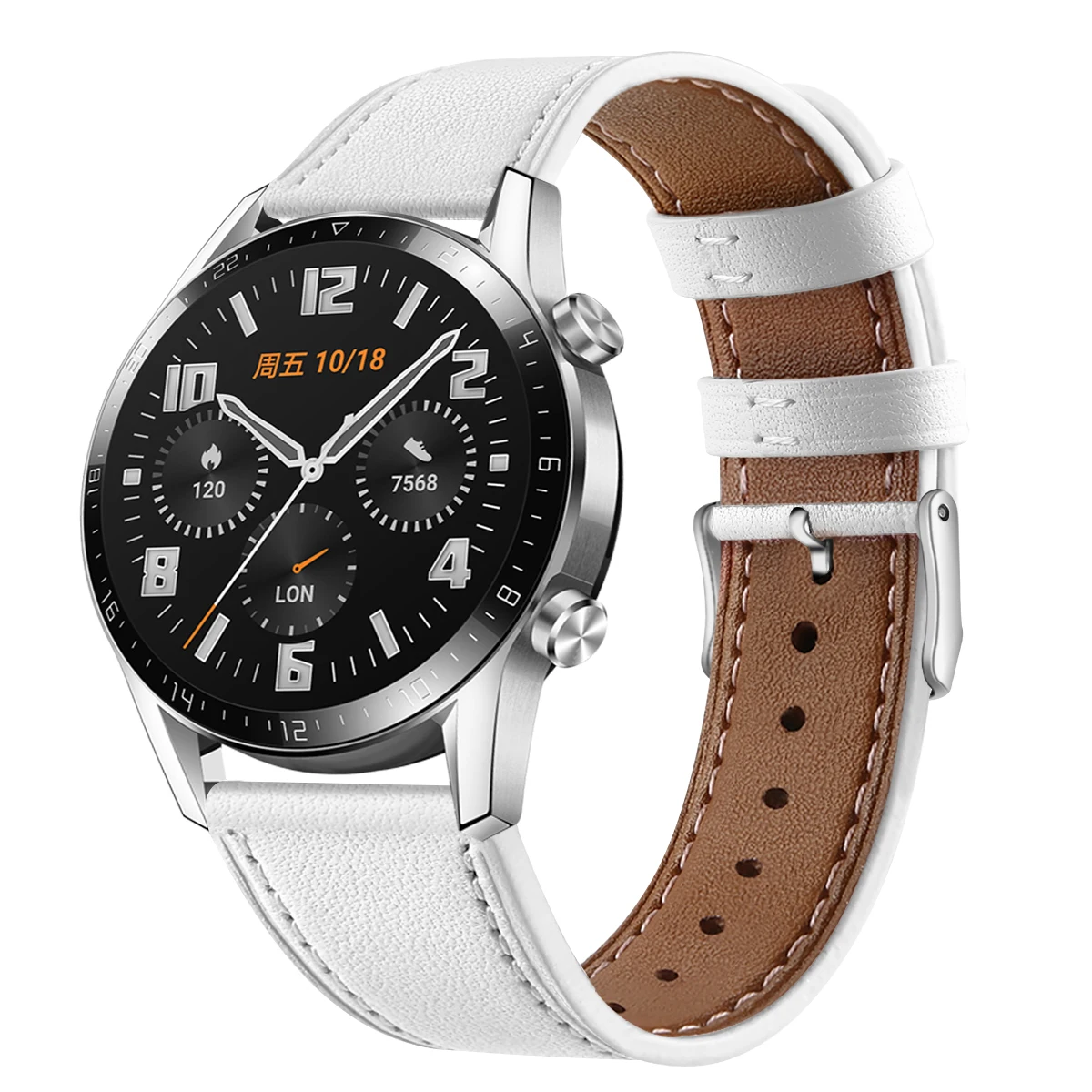 Для huawei Watch GT GT2 ремешок 20 мм Высококачественный Браслет из натуральной кожи сменный ремешок для huawei Watch GT GT2 Универсальный