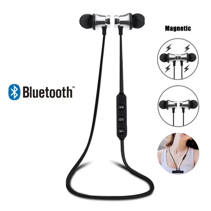 

Adsorption noise reduction waterproof Bluetooth headset head with sports sweat-proof wireless headset with dual microphone