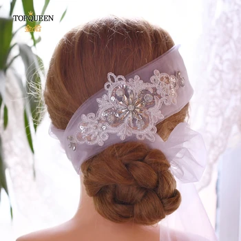 

TOPQUEEN WS04 Rhinestone wedding veil headband bridal headpieces wedding hair tiara silver bridal hair accessories