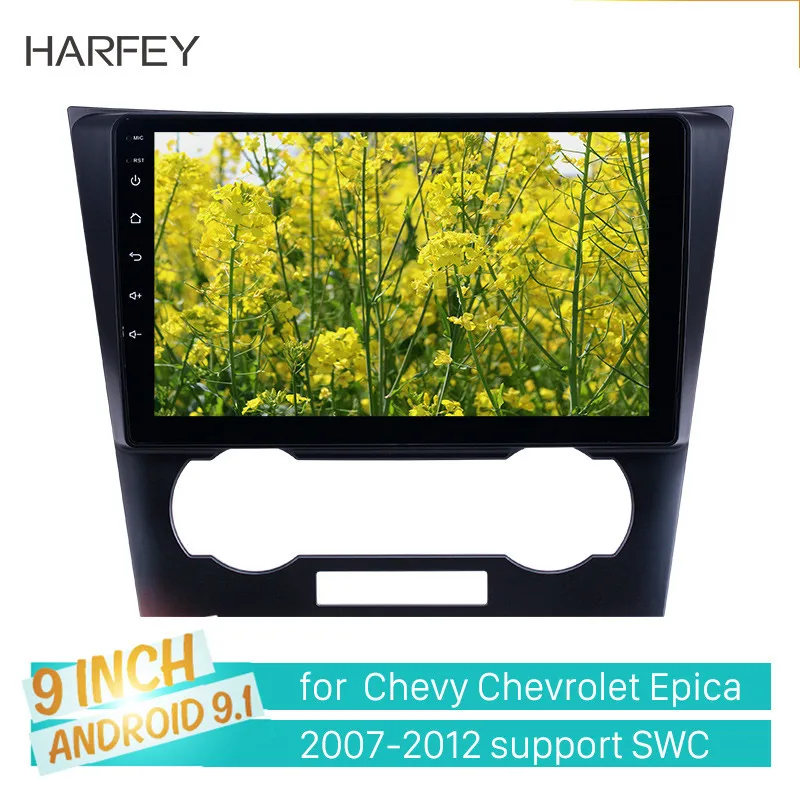 Harfey 9 inch car GPS Radio for Chevy Chevrolet Epica 2007-2012 Android 9.1 HD Touchscreen WIFI Bluetooth support SWC Carplay | Автомобили