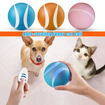 

Smart Interaction Ball Pet Toy 360Degree Self Rotating Ball Remote Control Multifunction Ball Cat Dog Toy UD88