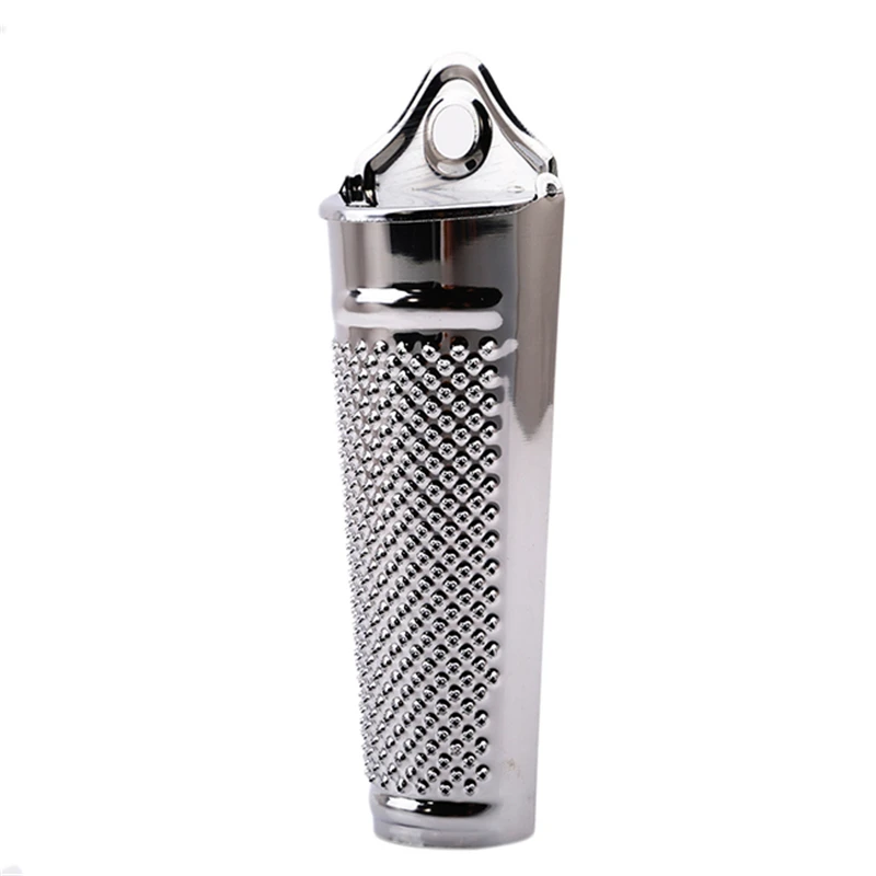 Stainless Steel Versatile Hand Held Nutmeg Citrus Cheese And Spice Grater Bonus Brush Spices | Дом и сад