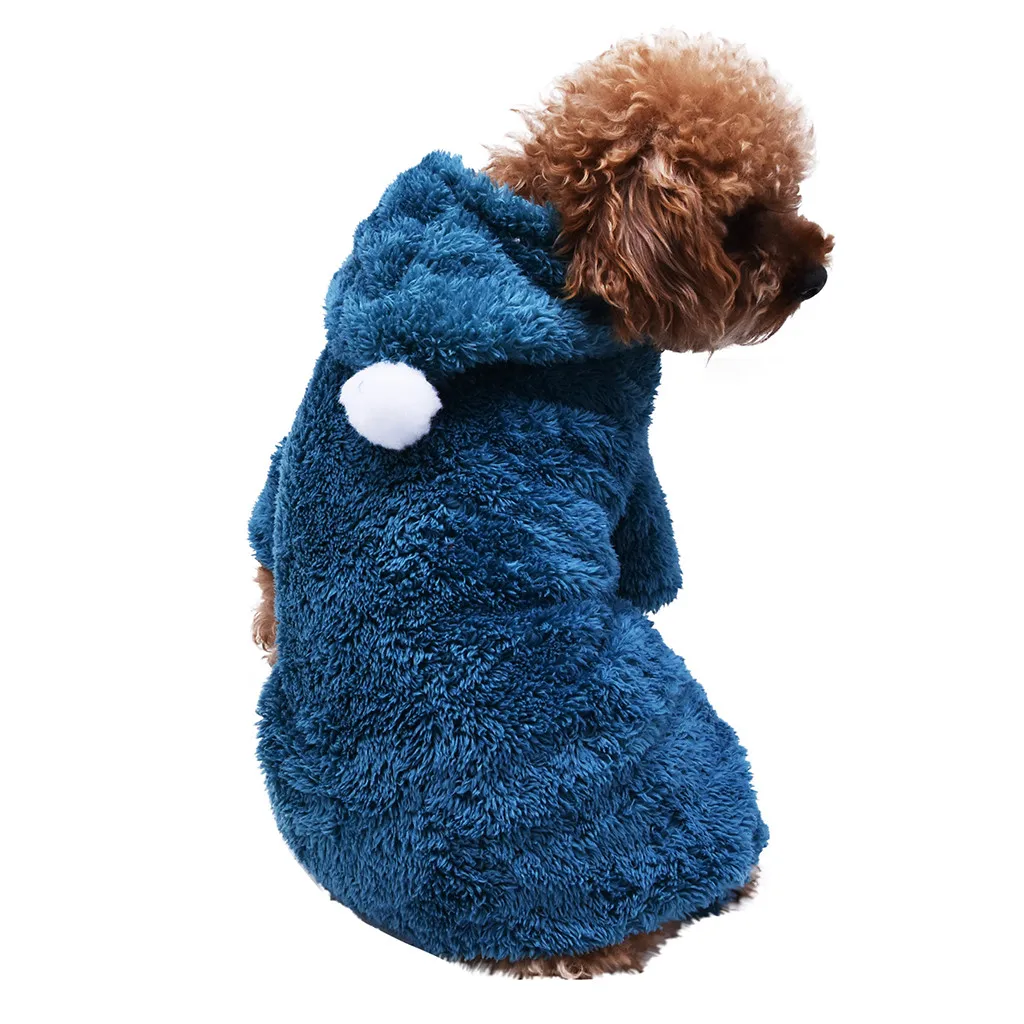Новая футболка для собак, покраска, Полярный щенок, пальто, домашние животные, кошка, теплая одежда, пальто, Толстовка для чихуахуа, французский Бульдог - Цвет: Зеленый