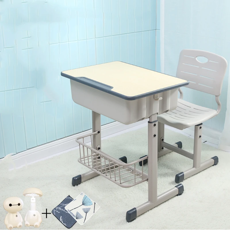 

Yucai Students Desks and Chairs Children's Study Desk and Chair Set Home Writing Desk Lift Training Counseling Class School