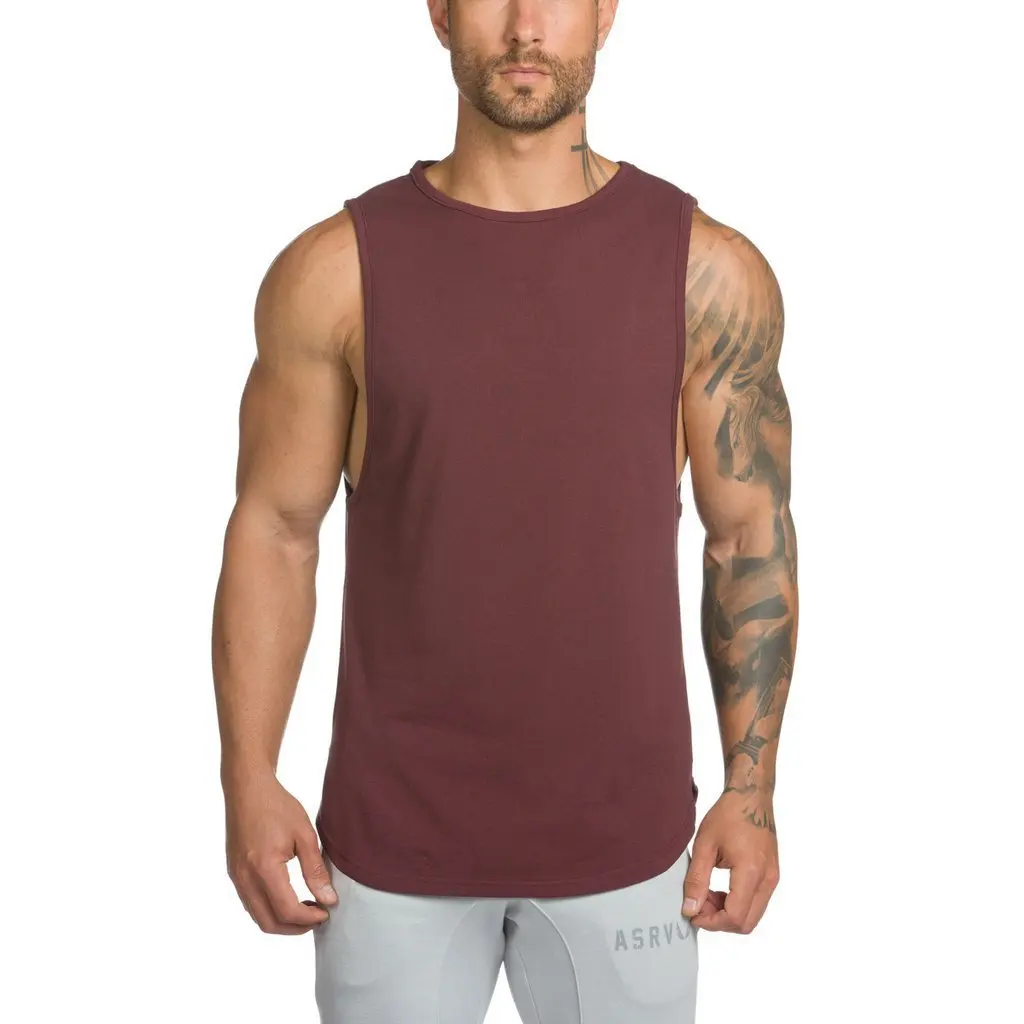 

Muscle Brother Men's Fitness Training Loose-Fit Breathable Vest Running Sports Basketball Quick-Dry Sleeveless