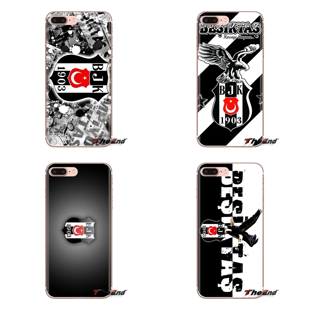 Силиконовый чехол сумка Турция Besiktas JK логотип для samsung Galaxy S2 S3 S4 S5 MINI S6 S7 edge S8 S9 Plus