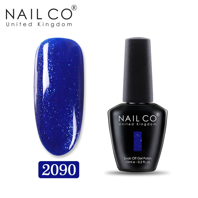 2090 NAILCO синяя серия, новые цвета, грунтовка, Гель-лак, замачиваемый, УФ светодиодный Гель-лак для ногтей, Гелевый лак для ногтей, гибридный гвоздь, искусство - Color: 2090