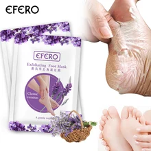 Efero, 2 шт. = 1 пара, отшелушивающая маска для ног для малышей, уход за кожей, пилинг омертвевшей кожи, маска для ног, педикюрные носки, крем для ног на каблуках, TSLM1
