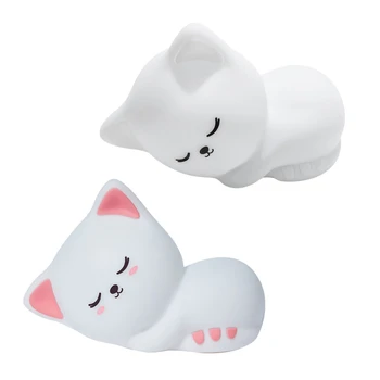 

cat Night Light for Kids - Color Changing Baby Night Light,Portable R9JC