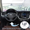 for Volvo S90 XC90 steering wheel decorative frame xc60 v90 special ABS plating interior stickers s60 v60 2022 Car accessories ► Photo 2/6