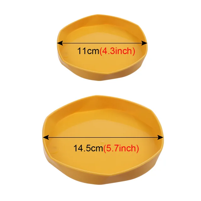 1 Pc Durable Plastic Resin Plant Saucer Drip Trays Plastic Tray Saucers Indoor Outdoor Thickened Flower Pot Garden Tool 6