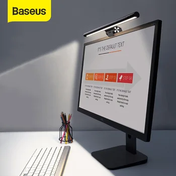 

Baseus LED Desk Lamp Stepless Dimming Screen bar For Computer PC Monitor Hanging Light Eye Protection LED Reading USB Lamp