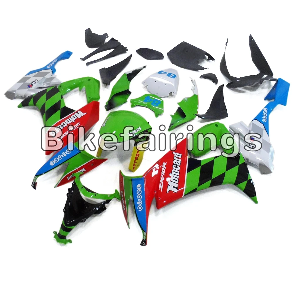 Зеленый красный и белый ковбочки подходят для Kawasaki ZX10R 2008 2009 2010 ZX-10R 08 09 10 мотоциклов рамы кузова и сиденья