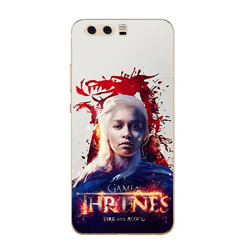 Серебристый KETAOTAO Игра престолов Daenerys Drogon чехол для телефона s для iPhone 4S 5S 6S 7 8 Plus XR XS Max чехол кристально чистый мягкий TPU чехол s - Цвет: Серебристый