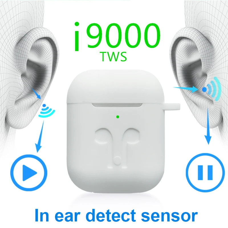 I9000 TWS наушники-вкладыши Смарт сенсор беспроводные наушники супер звук наушники всплывающие Bluetooth 5,0 наушники Pk i1000 i2000 i800 TWS