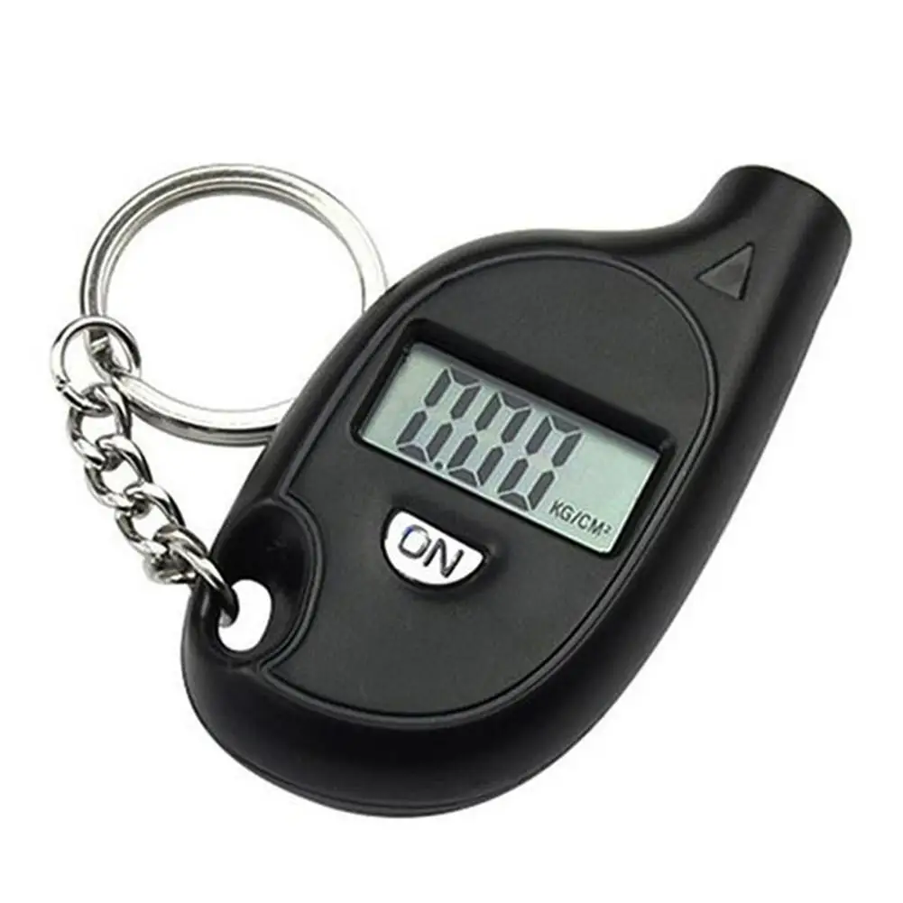 

Mini LCD Digital Tire Pressure Gauge TPMS Tools Car Bike Engine Tire Pressure Tester Air Pressure Checker Adapter With Keychain