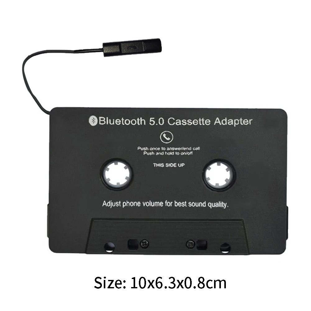 Практичный музыкальный Автомобильный плеер приемник аудио ответ на телефон Bluetooth MP3 беспроводной usb зарядка Регулируемый адаптер для преобразования кассеты