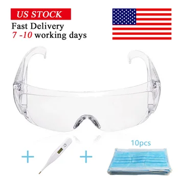 

Non-woven breathing safety disposable mask, quick measuring thermometer, goggles set. Delivery time is about 7-10.