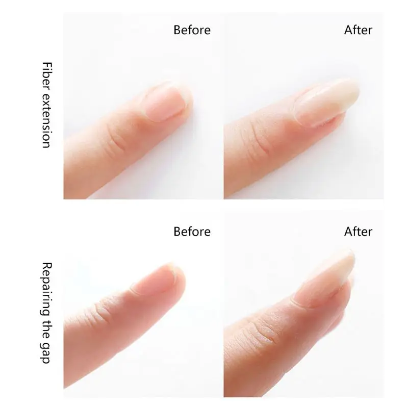 10 г/упак. Форма для ногтей Fibernails акриловые наконечники волокно стекло расширение волокно стекло для ногтей шелк наращивание
