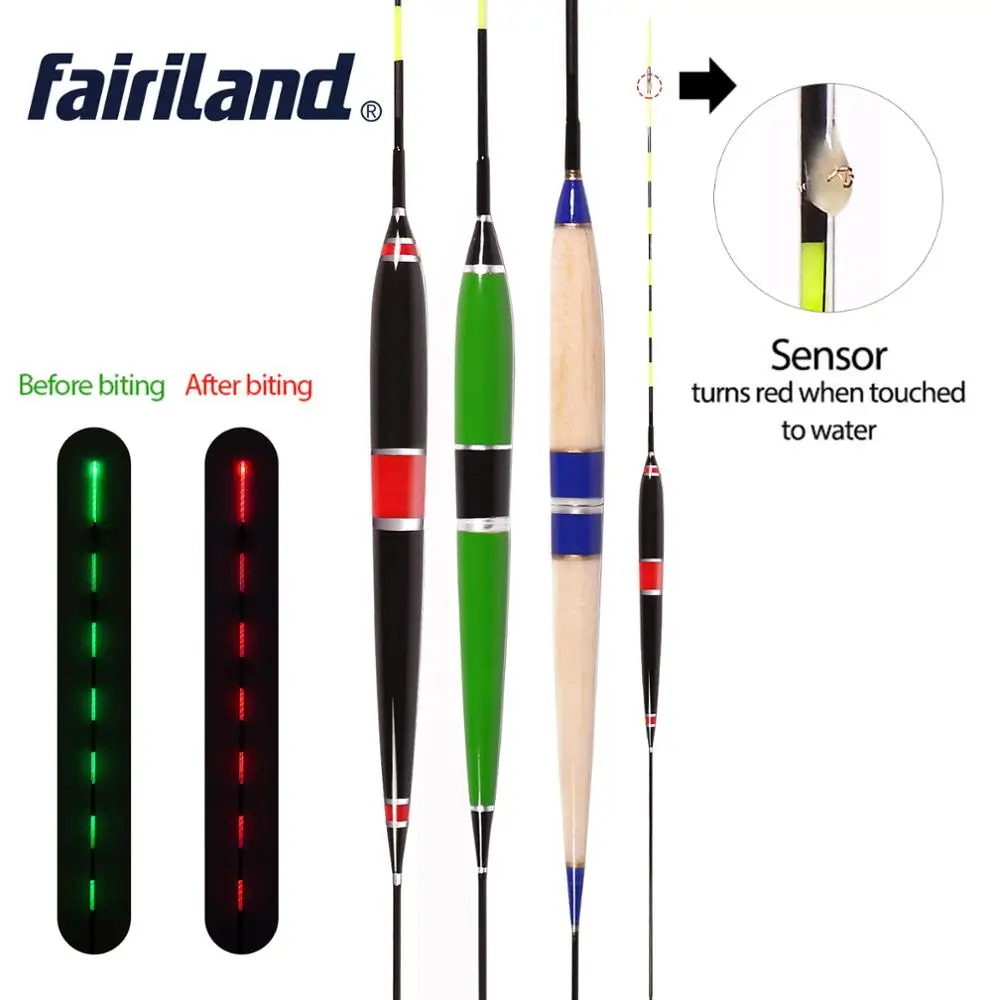 

3pcs 6pcs/set Smart LED Electric Float Fishing Light Float With Battery Tackle Luminous Electronic Float Automatically Remind