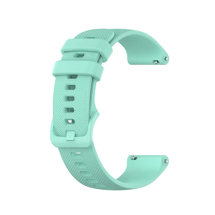 FIFATA 22 мм 20 мм 18 мм силиконовый браслет для Garmin Vivoactive3 4 4S Смарт-часы ремешок для Vivoactive 4 4S 3 спортивный браслет - Цвет: Light green