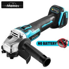 125mm 4 velocidade sem escova sem fio elétrico angle grinder máquina diy carpintaria ferramenta de corte metal para makita 18v bateria